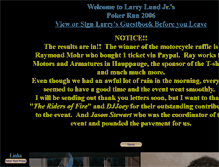 Tablet Screenshot of larry.llund.com